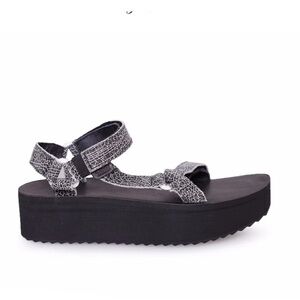 Teva Black and Gray Women's Sandals